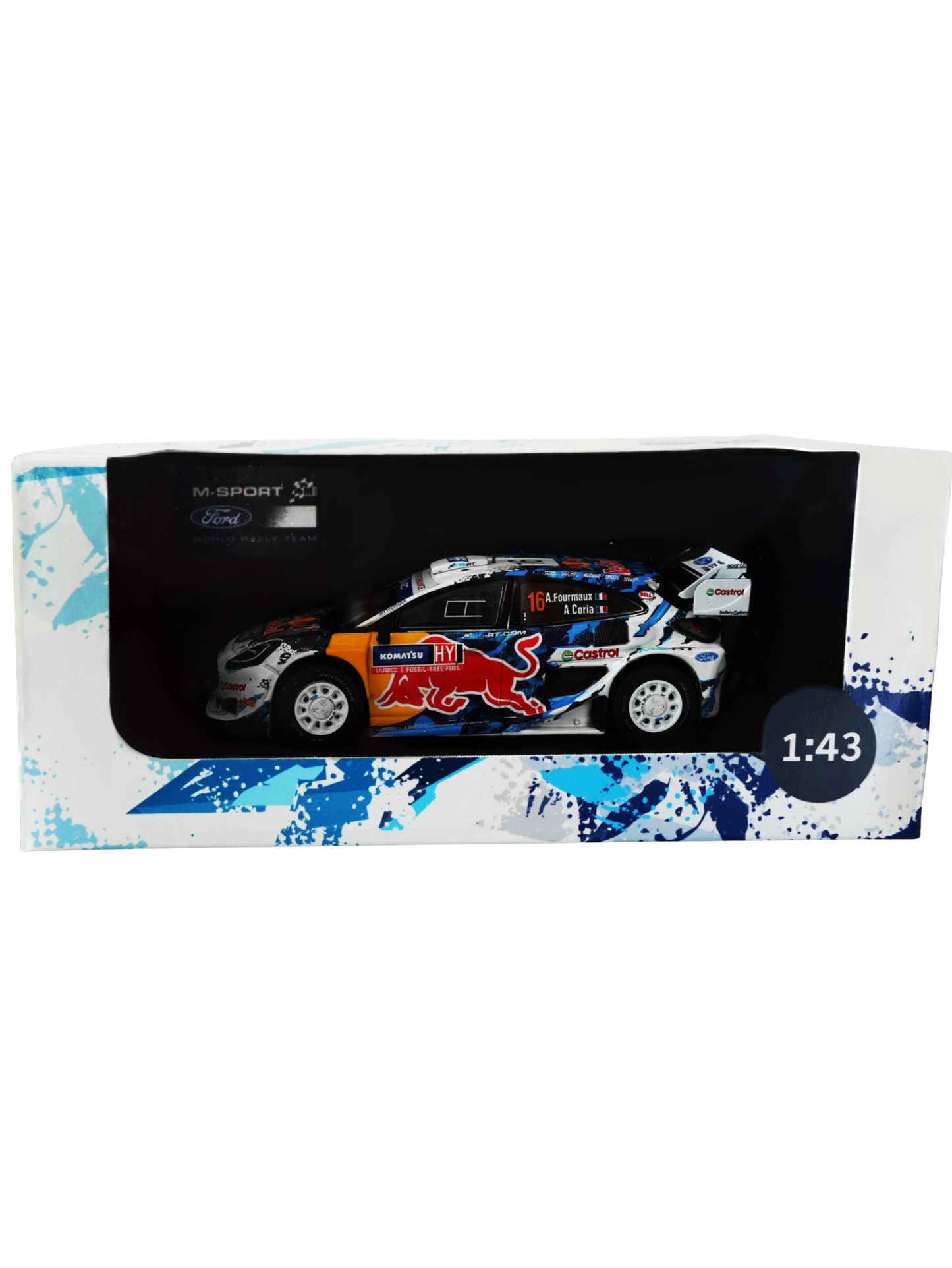 M-Sport Puma- Sweden 2024- Fourmaux- 1/43 Scale- by IXO