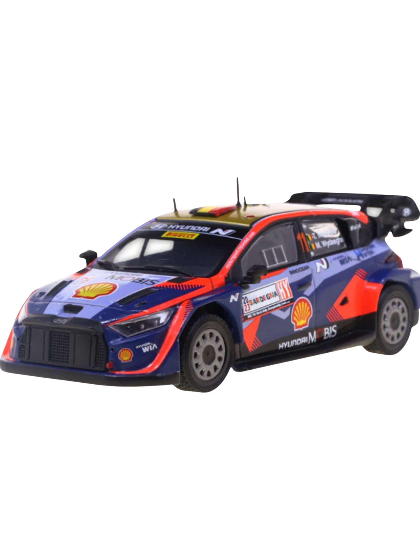 Hyundai- Thierry Neuville Sardinia 2023- 1/43 Scale- by Hyundai