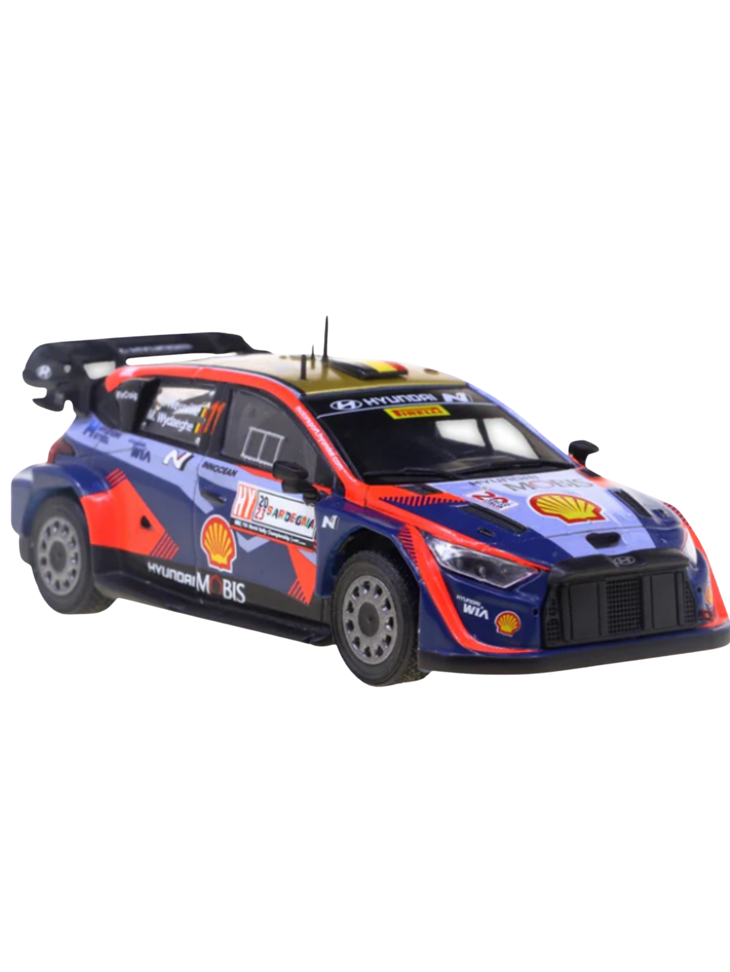 Hyundai- Thierry Neuville Sardinia 2023- 1/43 Scale- by Hyundai