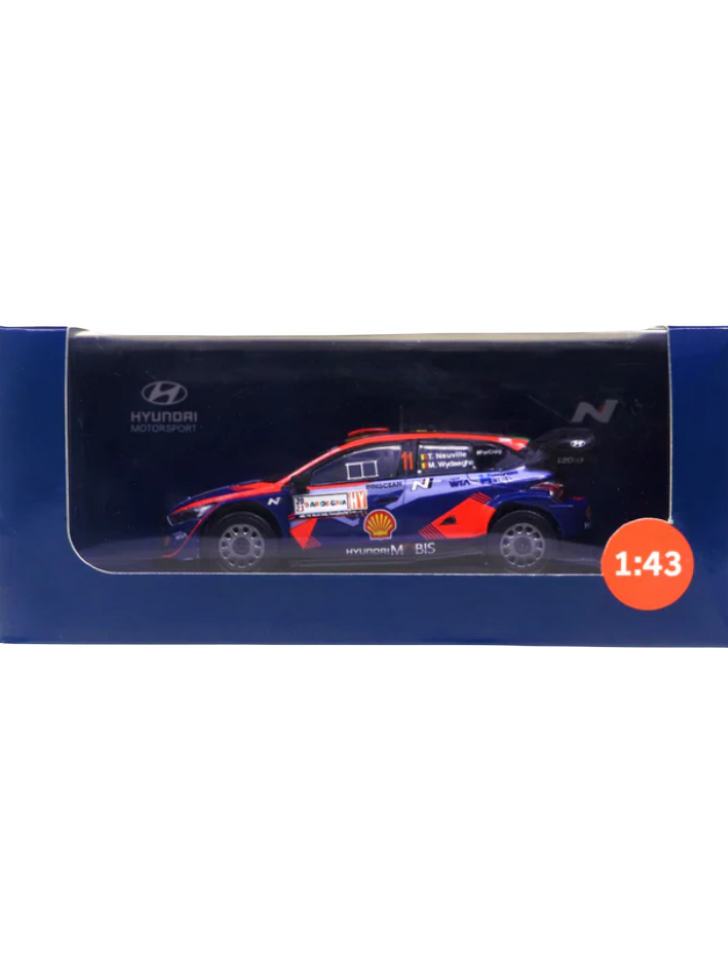 Hyundai- Thierry Neuville Sardinia 2023- 1/43 Scale- by Hyundai