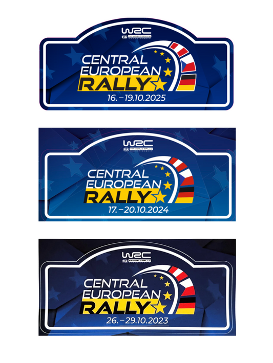 Pack of 3 CER Plates- 2025/2024/2023 - Limited quantity